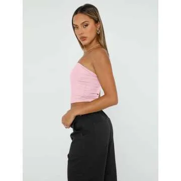 Trendy Queen 3 Pack Summer Tube Tops - Must-Have Fashion Staple