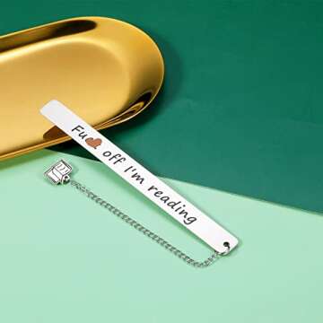 Funny Bookmarks for Women Book Accessories for Reading Lovers Reader Bookmarks for Book Lovers Birthday Gifts for Writers Women Teens Boys Girls Inspirational Valentines Stocking Stuffers for Adults