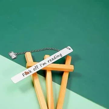 Funny Bookmarks for Women Book Accessories for Reading Lovers Reader Bookmarks for Book Lovers Birthday Gifts for Writers Women Teens Boys Girls Inspirational Valentines Stocking Stuffers for Adults