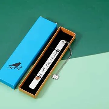 Funny Bookmarks for Women Book Accessories for Reading Lovers Reader Bookmarks for Book Lovers Birthday Gifts for Writers Women Teens Boys Girls Inspirational Valentines Stocking Stuffers for Adults