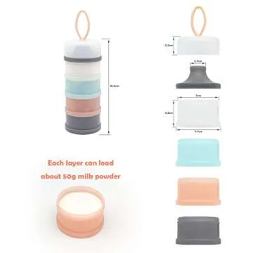 Essential LADISO Baby Formula Dispenser for Easy Feedings