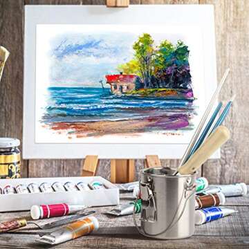 MyLifeUNIT Paint Brush Cleaner - Durable Stainless Steel Holder