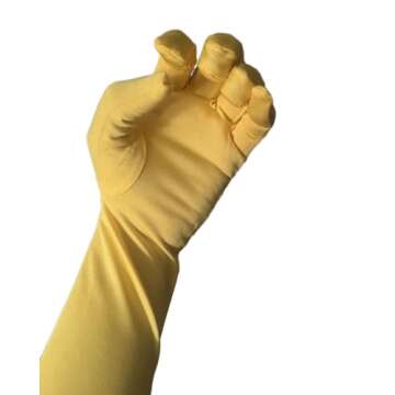 Sheface Men's and Women's 18" Spandex Long Gloves Stretchy Banquet Party Wedding Costume Gloves (Green)