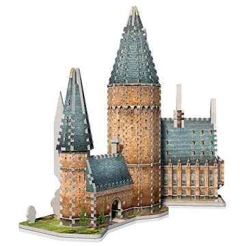 Wrebbit 3D - Harry Potter Hogwarts Great Hall 3D Jigsaw Puzzle - 850Piece