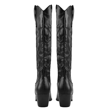 onlymaker Knee High Western Cowboy Boots for All Genders