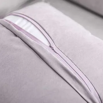 Decorative Purple Faux Fur Pillow Covers for Home