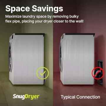 Gardus SnugDryer Space-Saving Vent Kit for New Homes