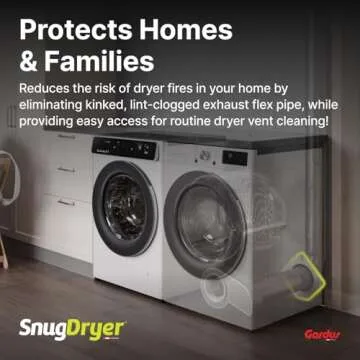 Gardus SnugDryer Space-Saving Vent Kit for New Homes