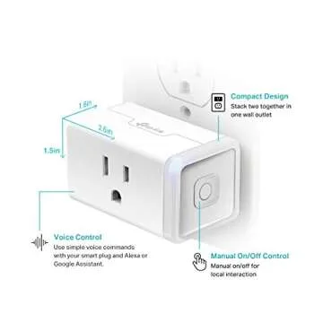 Kasa Smart Plug - Alexa and Google Home Compatible
