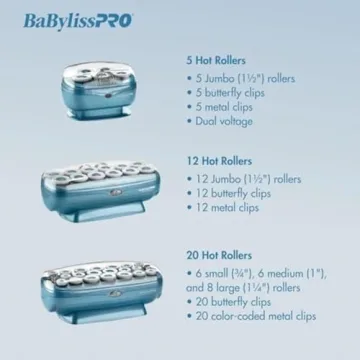 BaBylissPRO Jumbo Hot Rollers for Gorgeous Curls