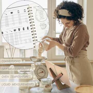 Perfect Blank Recipe Book-Recipe Book to Write in Your Own Recipes,Hardcover Personal Blank Recipe Book, Recipe Notebook Hold 144 Exclusive Formula Recipes (Oat)