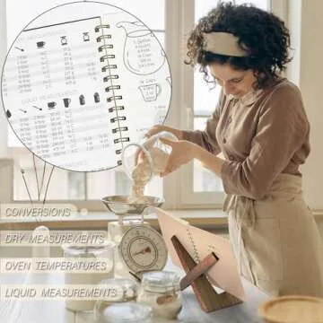 Perfect Blank Recipe Book-Recipe Book to Write in Your Own Recipes,Hardcover Personal Blank Recipe Book, Recipe Notebook Hold 144 Exclusive Formula Recipes (Oat)