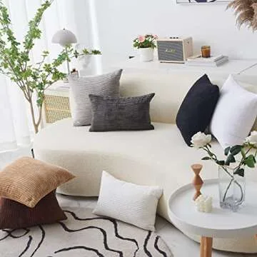 Home Brilliant Euro Sham 24x24 Pillow Cover for Elegant Living Spaces