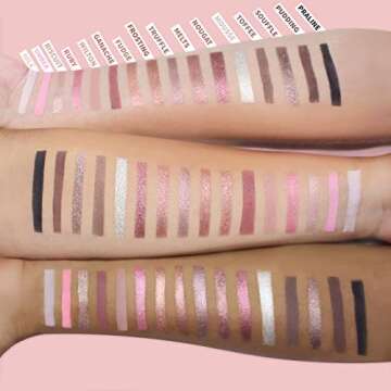 Eyeshadow Palette Chocolate - 16 Matte & Shimmery Colors - Highly Pigmented - Professional Makeup Eye Shadow Kit - Nudes, Warm, Natural, Bronze, Neutral, Smoky Make Up Shades