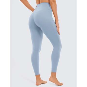 CRZ YOGA High Waisted Buttery Soft Lounge Legging 25 inches Cambric Blue X-Small