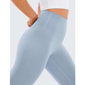 CRZ YOGA High Waisted Buttery Soft Lounge Legging 25 inches Cambric Blue X-Small