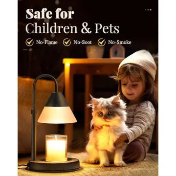 Dimmable Candle Warmer Lamp with Timer for Home