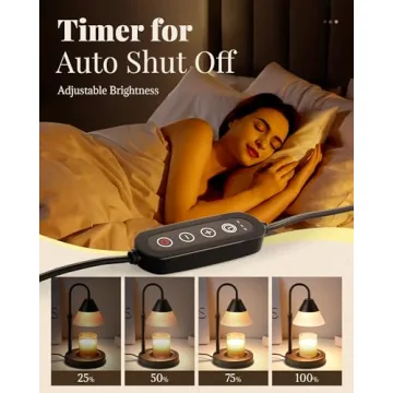 Dimmable Candle Warmer Lamp with Timer for Home