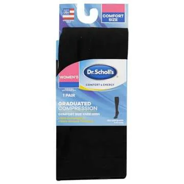 Dr. Scholl's Womens Compression Knee High Socks - Comfort & Support