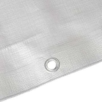 Amazon Basics Multi Purpose Waterproof Poly Tarp Cover, 20 X 20 FT, 10MIL Thick, Brown/Silver, 1-Pack (Previously AmazonCommercial brand)