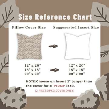 FIOUOVO Farmhouse Decorative Pillow Covers for Home