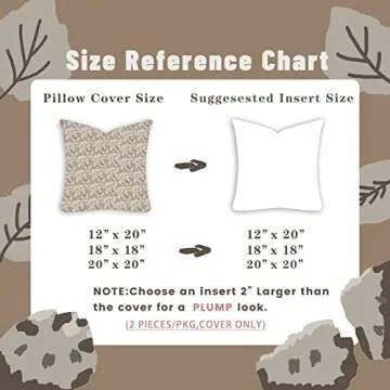 FIOUOVO Farmhouse Decorative Pillow Covers for Home