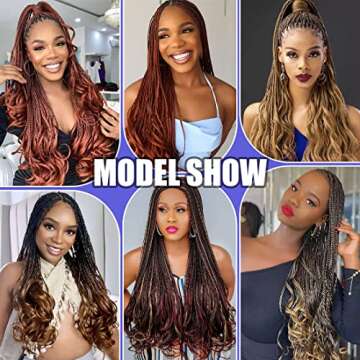 French Curly Braiding Hair - Pre Stretched & Easy Style