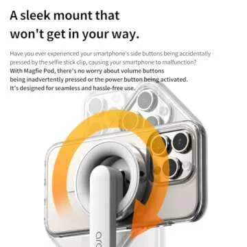 araee MAGFIE Pod Magnetic Selfie Stick Tripod for MagSafe