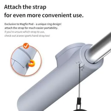 araee MAGFIE Pod Magnetic Selfie Stick Tripod for MagSafe