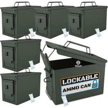 Tactical Metal Ammo Can for Military Use & Storage