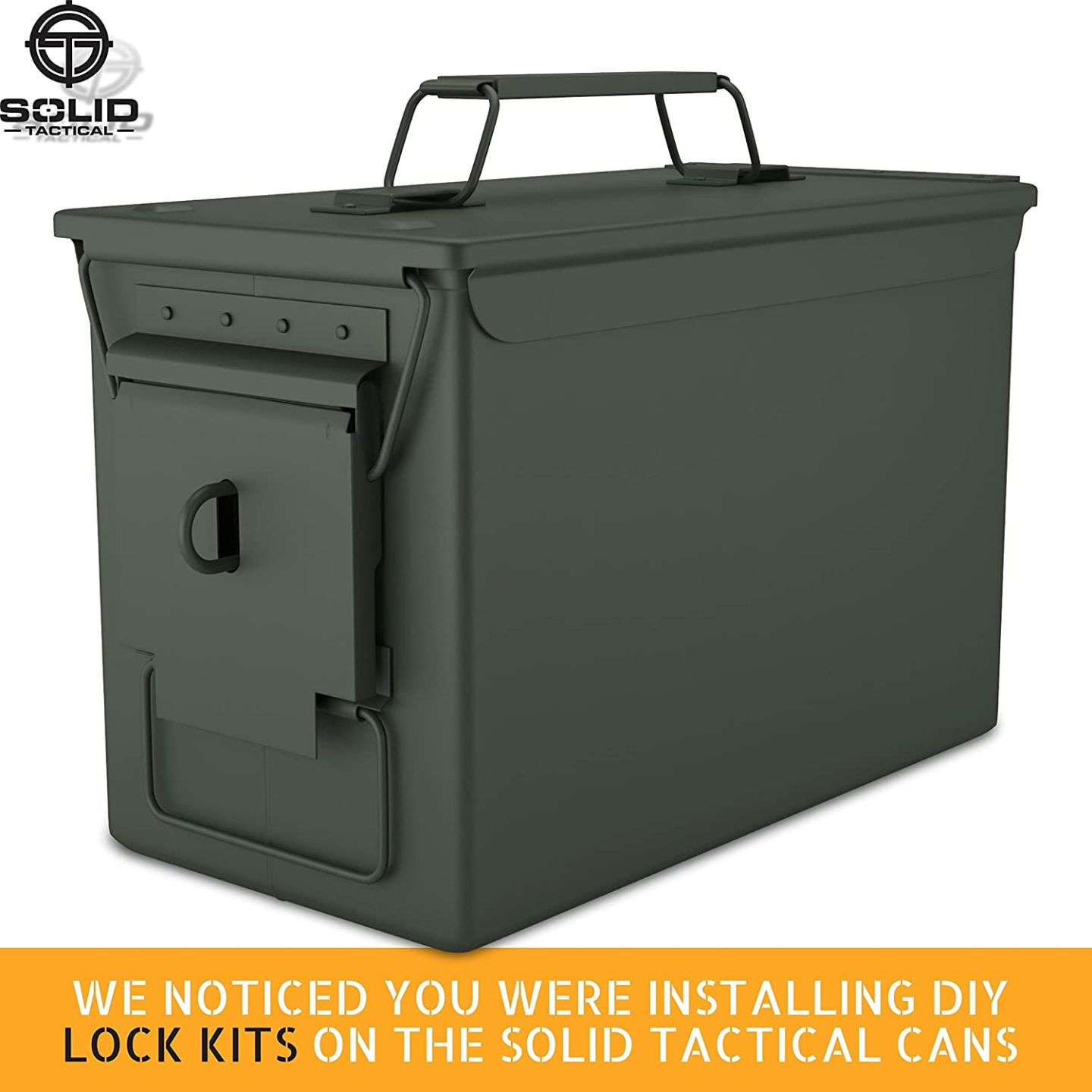 Tactical Metal Ammo Can for Military Use & Storage