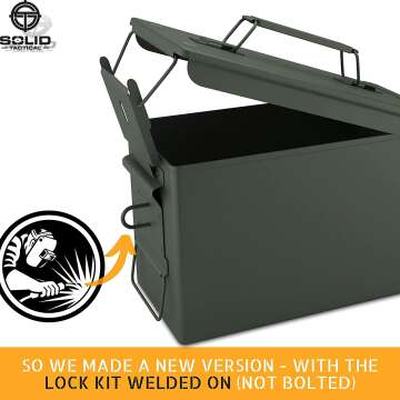 Tactical Metal Ammo Can for Military Use & Storage