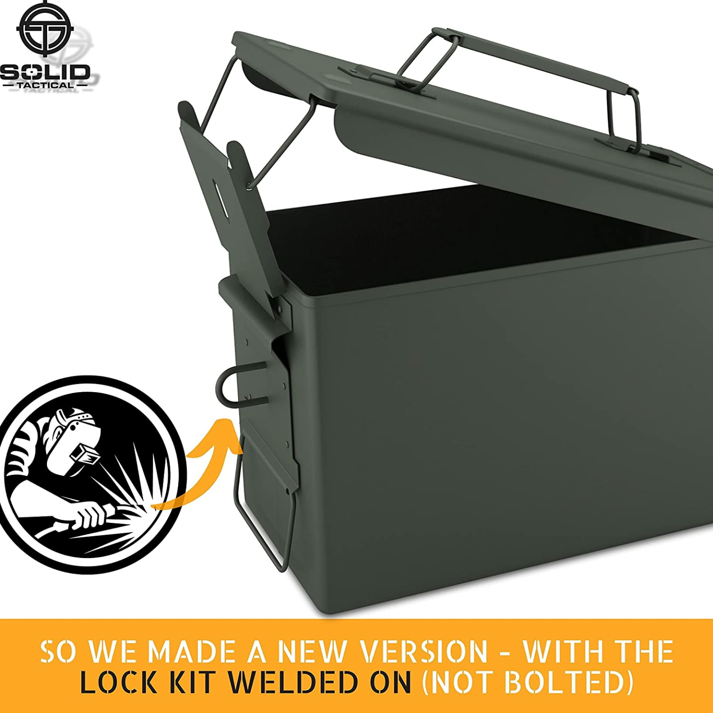 Tactical Metal Ammo Can for Military Use & Storage