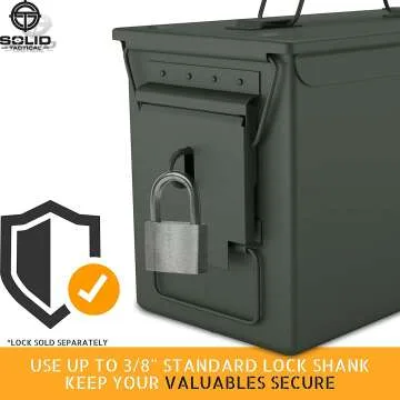 Tactical Metal Ammo Can for Military Use & Storage
