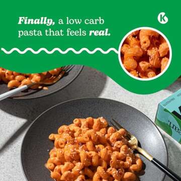 Kaizen Low Carb Keto Cavatappi Pasta - Gluten-Free & Plant-Based