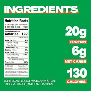 Kaizen Low Carb Keto Cavatappi Pasta - Gluten-Free & Plant-Based