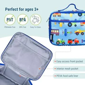 Stylish Wildkin Kids Insulated Lunch Box for Fun Meals