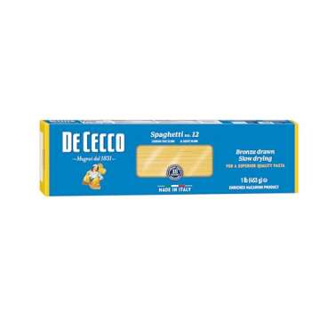 De Cecco Pasta, Spaghetti No. 12, 1 Pound (Pack of 5)