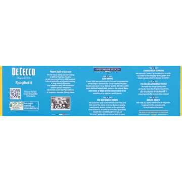 De Cecco Pasta, Spaghetti No. 12, 1 Pound (Pack of 5)