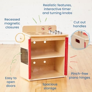 ECR4Kids Play Kitchen Stove - Safe, Durable, Fun Toy