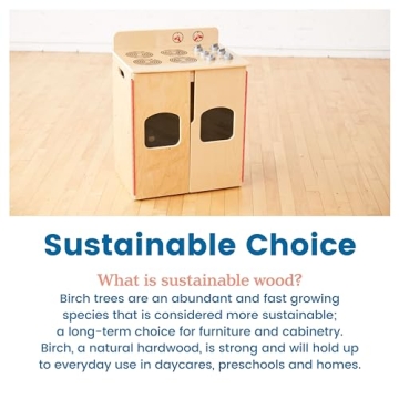 ECR4Kids Play Kitchen Stove - Safe, Durable, Fun Toy