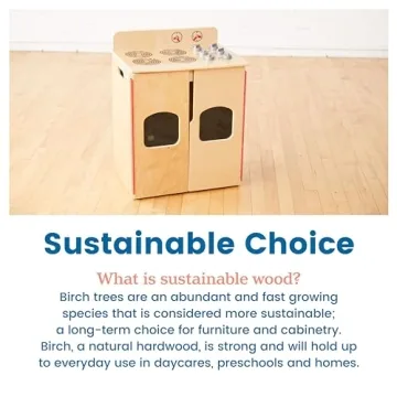 ECR4Kids Play Kitchen Stove - Safe, Durable, Fun Toy