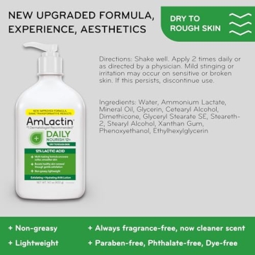AmLactin Daily Nourish 12% Body Lotion - Exfoliator & Moisturizer