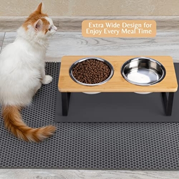 Elevated Cat Bowls for Healthy Eating Experience
