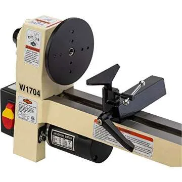 Shop Fox W1704 Benchtop Lathe for Woodturning