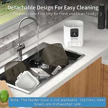 PAPIFEED WiFi Automatic Cat Food Dispenser with Alexa