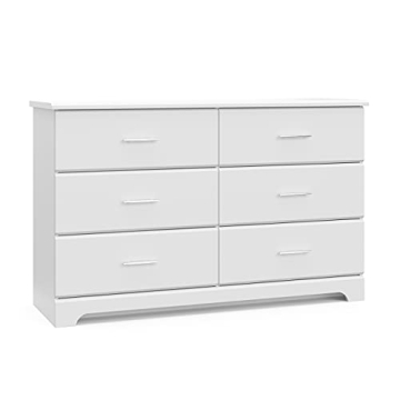 Storkcraft Brookside 6 Drawer Dresser for Kids Rooms