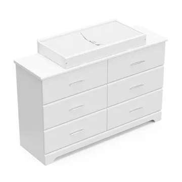 Storkcraft Brookside 6 Drawer Dresser for Kids Rooms