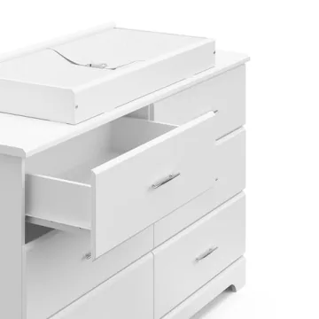 Storkcraft Brookside 6 Drawer Dresser for Kids Rooms