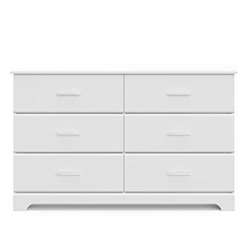 Storkcraft Brookside 6 Drawer Dresser for Kids Rooms